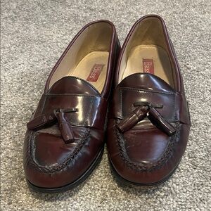 Bass Men's Dark Brown Tassel Loafers